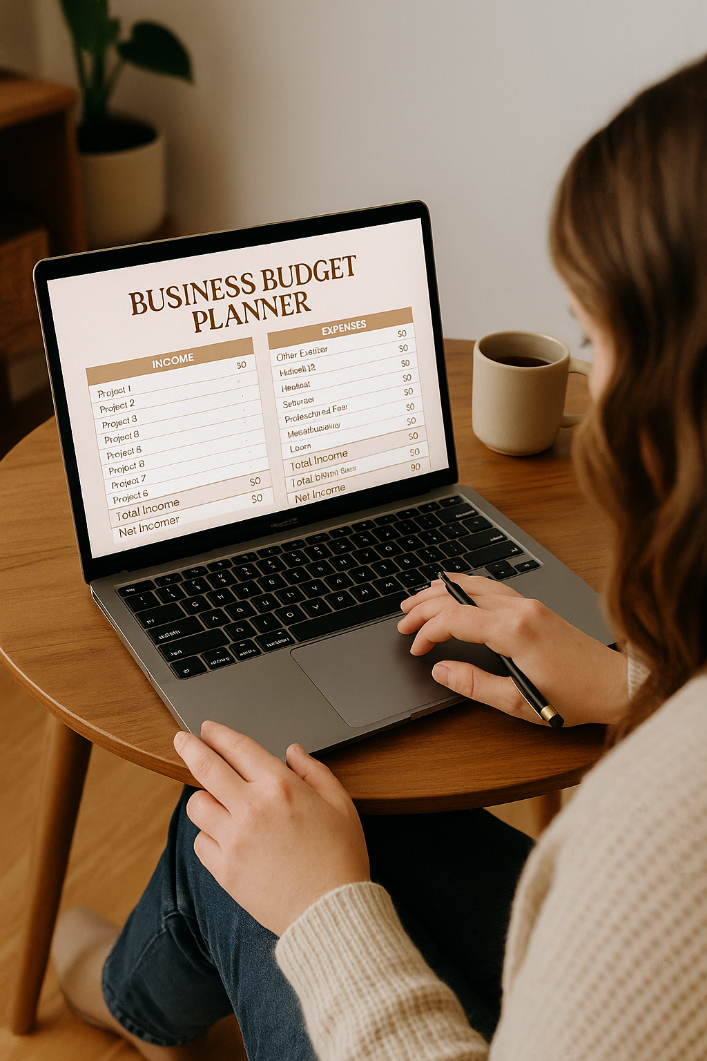✨ Business Budget Planner Template — Designed for Women Entrepreneurs